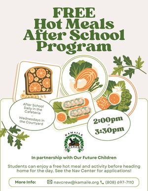 Free Hot Meals After School Program